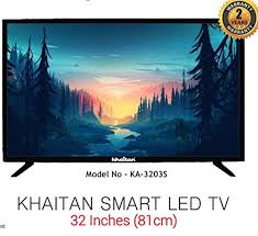 Khaitan 81 cm (32 Inches) Smart HD Ready LED TV KA-3202S (Black)